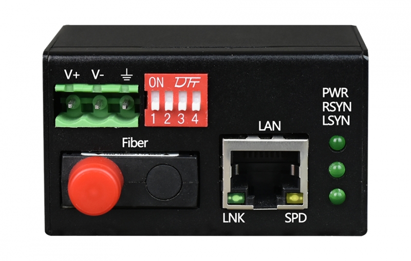迷你型 工業(yè)軌式 1光1電百兆光纖收發(fā)器